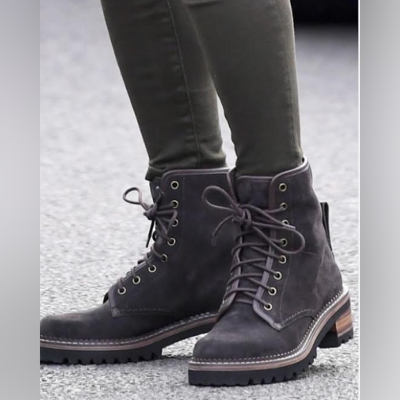See by Chloe Suede Combat Boots - Picture 1 of 16